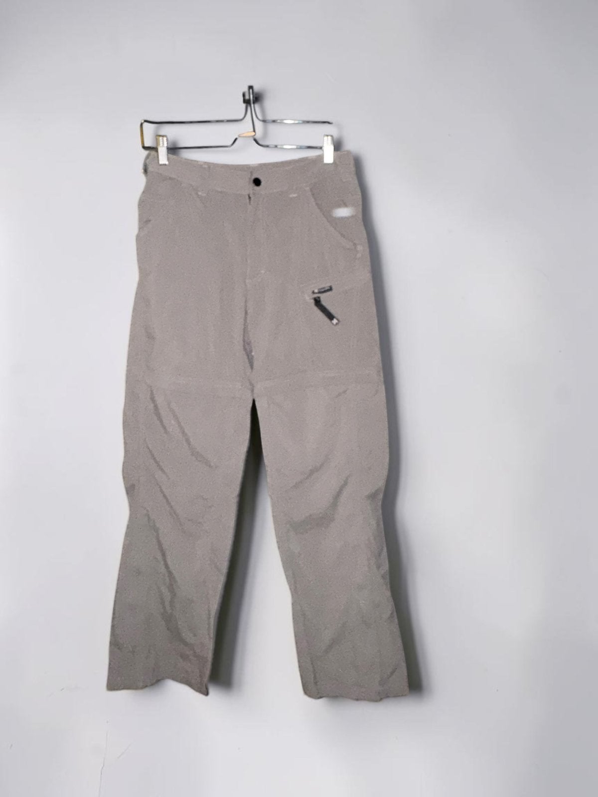 Haglöfs outdoor wandelbroek beige broek 36 S small grijs, Ophalen of Verzenden, Zo goed als nieuw, Maat 36 (S), Grijs