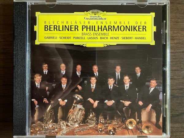 Blechbläser-Ensemble Der Berliner Philharmoniker CD, Ophalen of Verzenden, Barok, Gebruikt, Overige typen