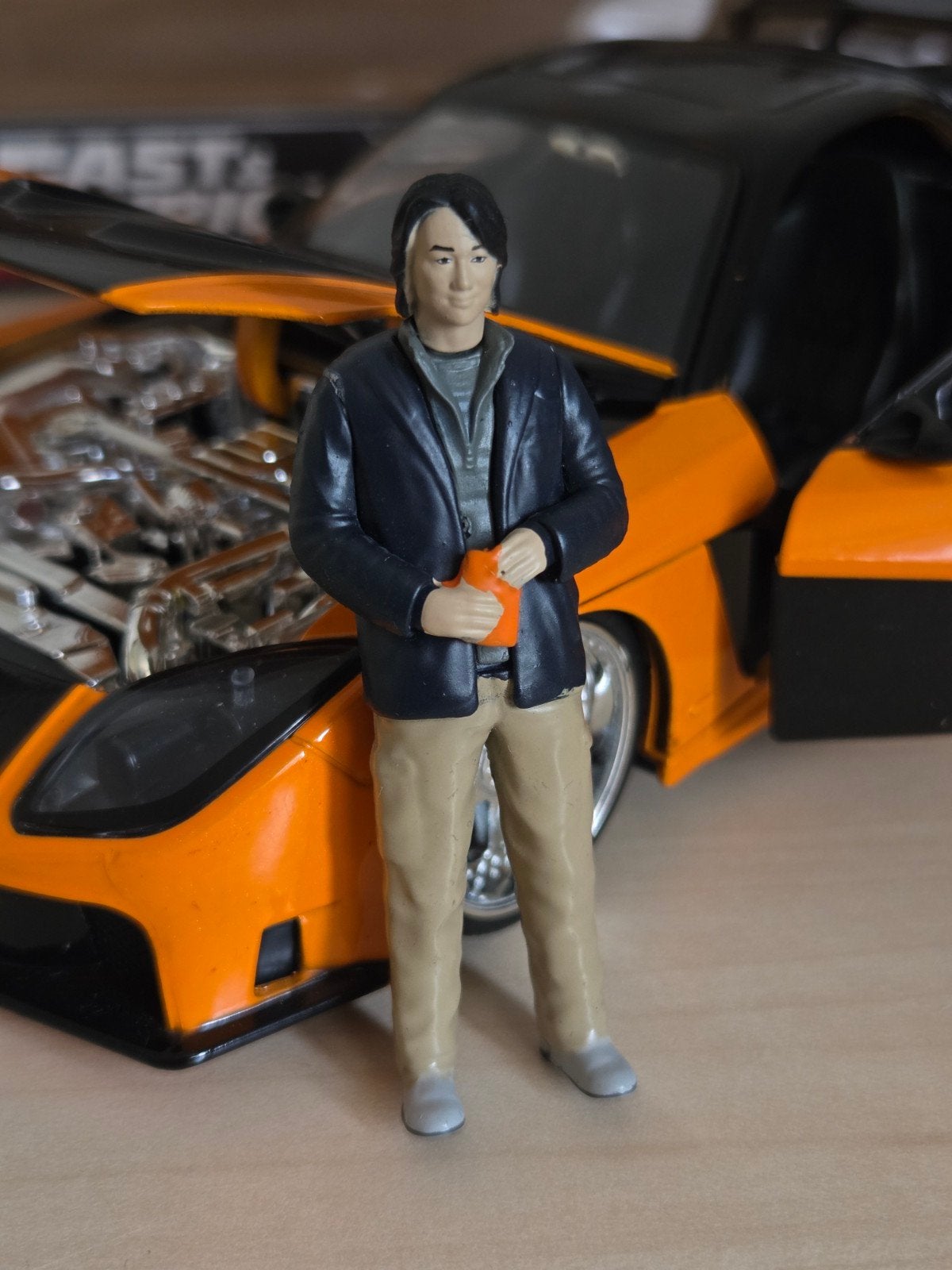 Fast & Furious Han's Mazda RX-7 met figuur - Jada Toys, Ophalen of Verzenden, Zo goed als nieuw