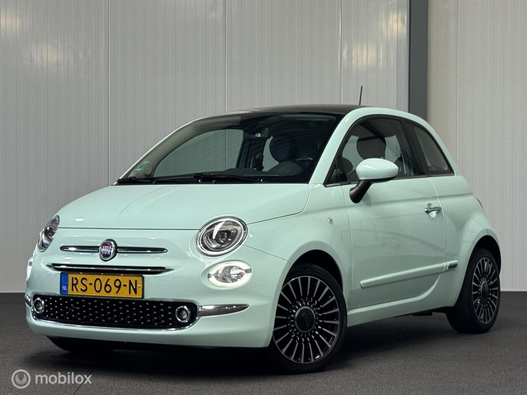 Fiat 500 0.9 TwinAir Turbo Lounge [ NAP pano cruise media ], Auto's, Voorwielaandrijving, 905 kg, Origineel Nederlands, Bedrijf