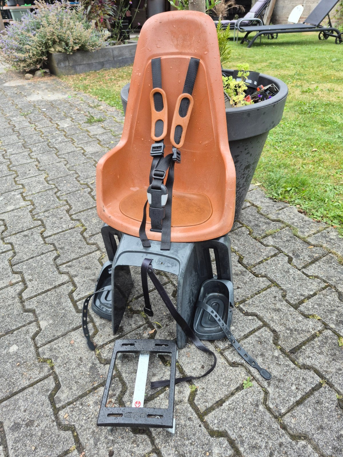 bobike kinderstoel achter met adapter, Ophalen, Gebruikt