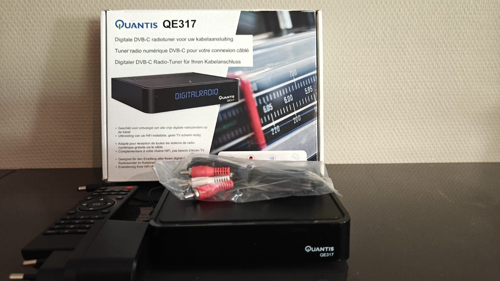 Quantis QE317 Digitale DVB-C Radio Ontvanger, Ophalen of Verzenden, Zo goed als nieuw, Radio