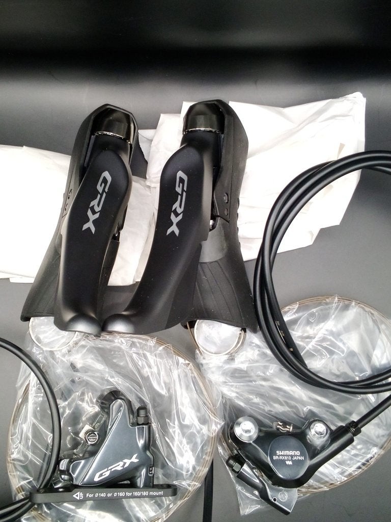 Shimano GRX 810 2x11-speed Disc Brake Set J-Kit Flat-Mount, Remmen, Verzenden, Nieuw, Aluminium
