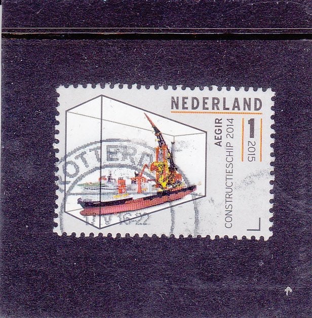 postzegel Nederland (Boot), Verzenden, Na 1940, Gestempeld