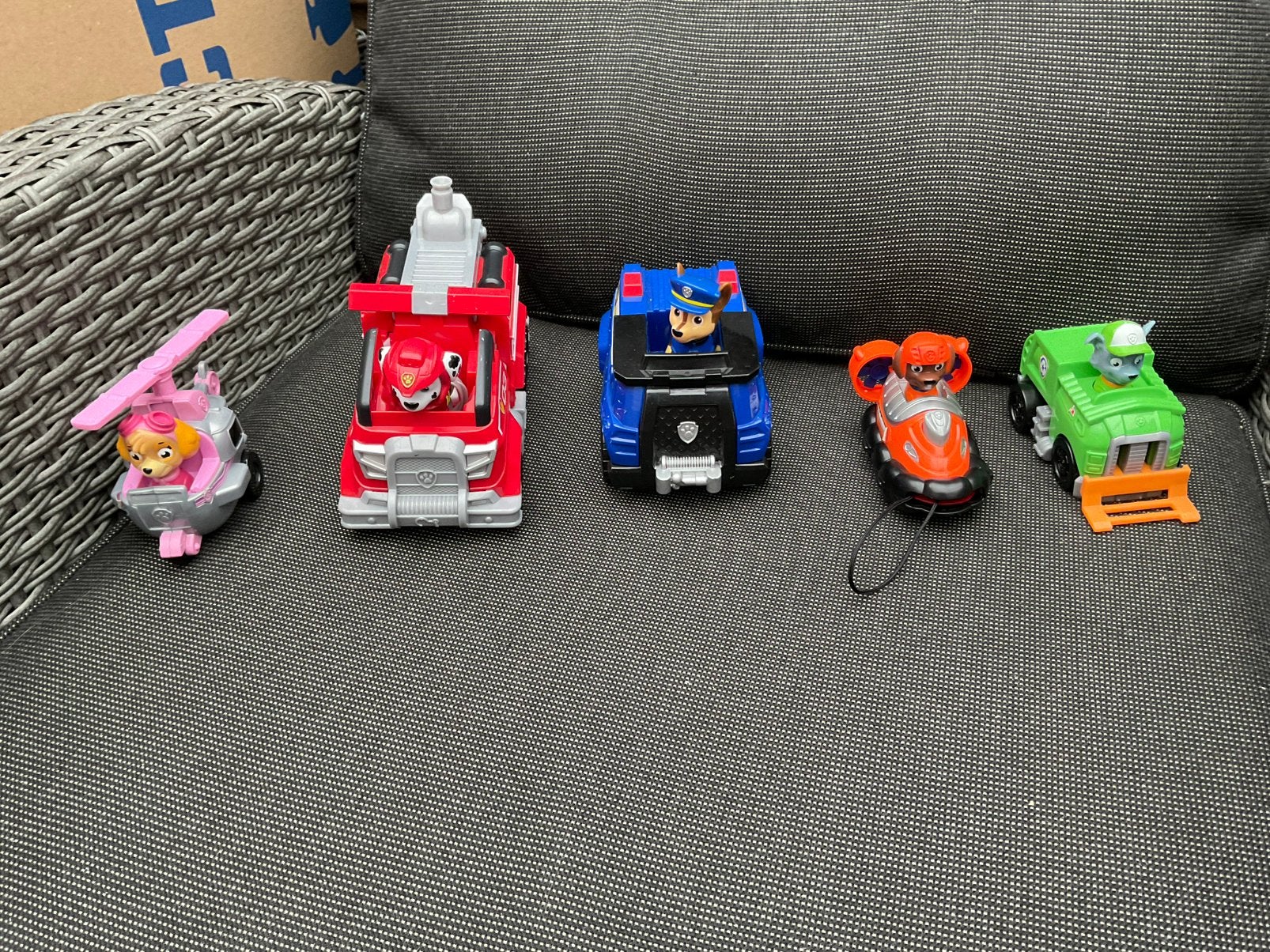 5 nieuwe zgan Paw Patrol speelgoed auto’s, Ophalen, Nieuw