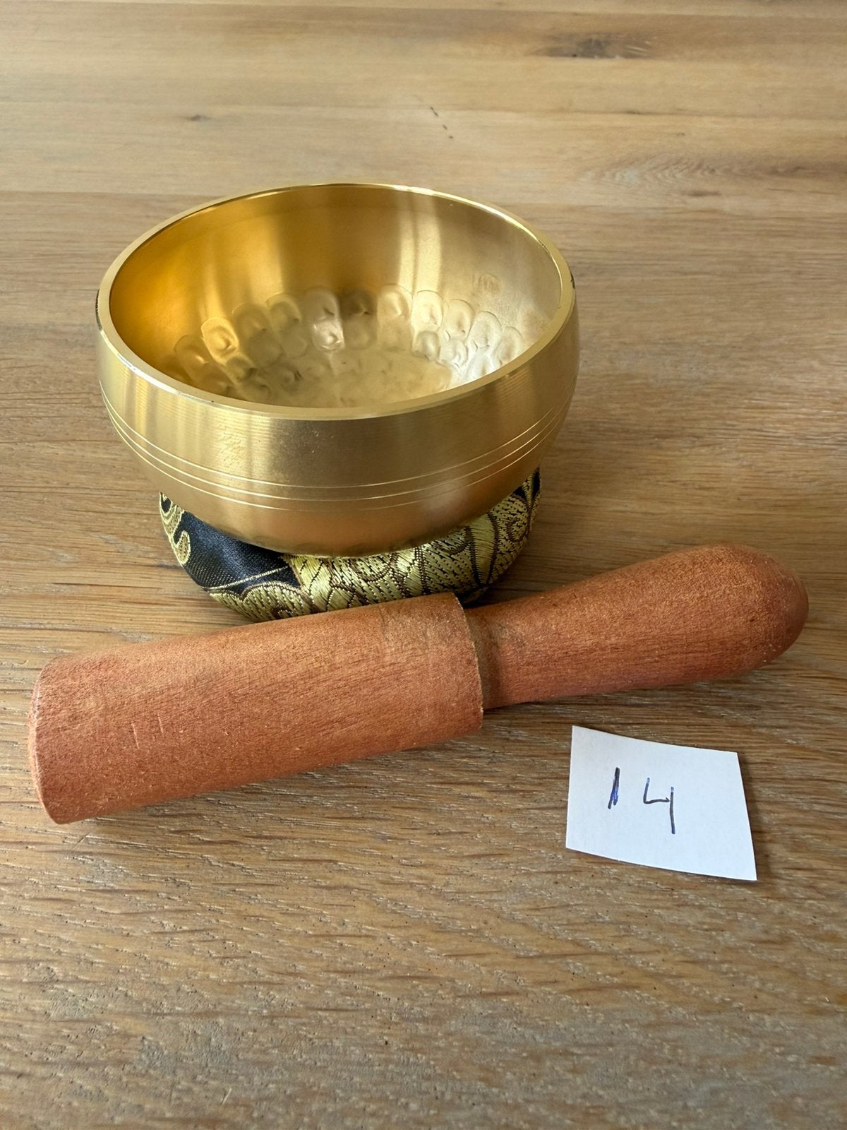 Klankschaal set met zwart kussen en klopper 🎶, Ophalen of Verzenden