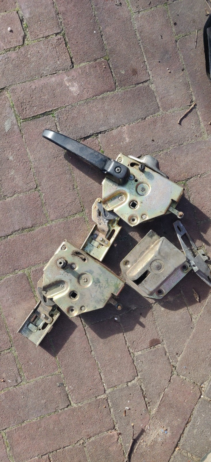 Volkswagen t3 schuifdeur hendel + slot + ruiten wisser motor, Ophalen of Verzenden, Volkswagen, Deur