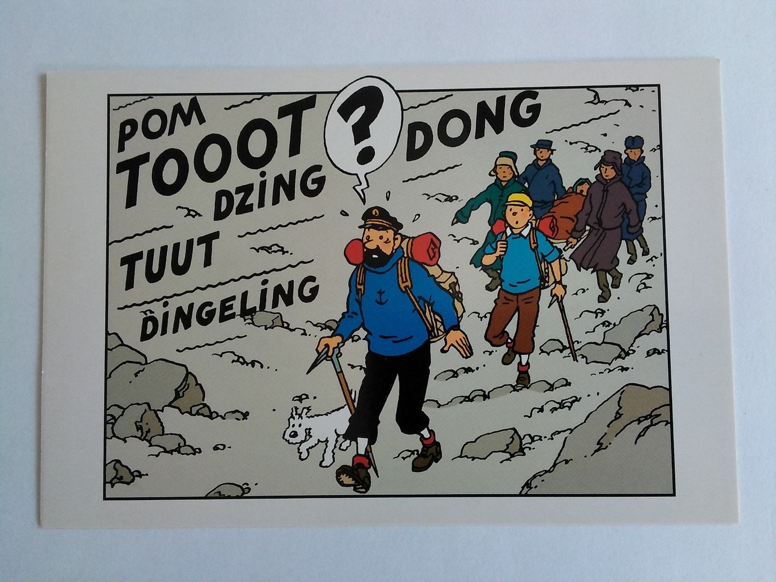 Ansichtkaart Kuifje Hergé no. 068, Verzamelen, Verzenden, Voertuig