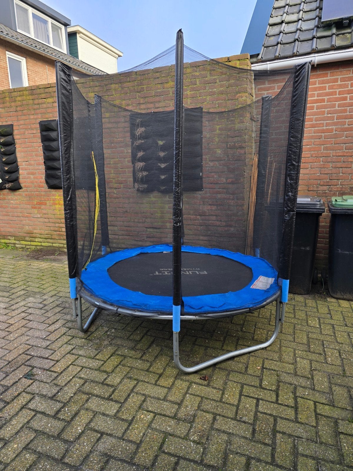 FUNFITT Trampoline met veiligheidsnet - Gebruikt, Ophalen, Gebruikt