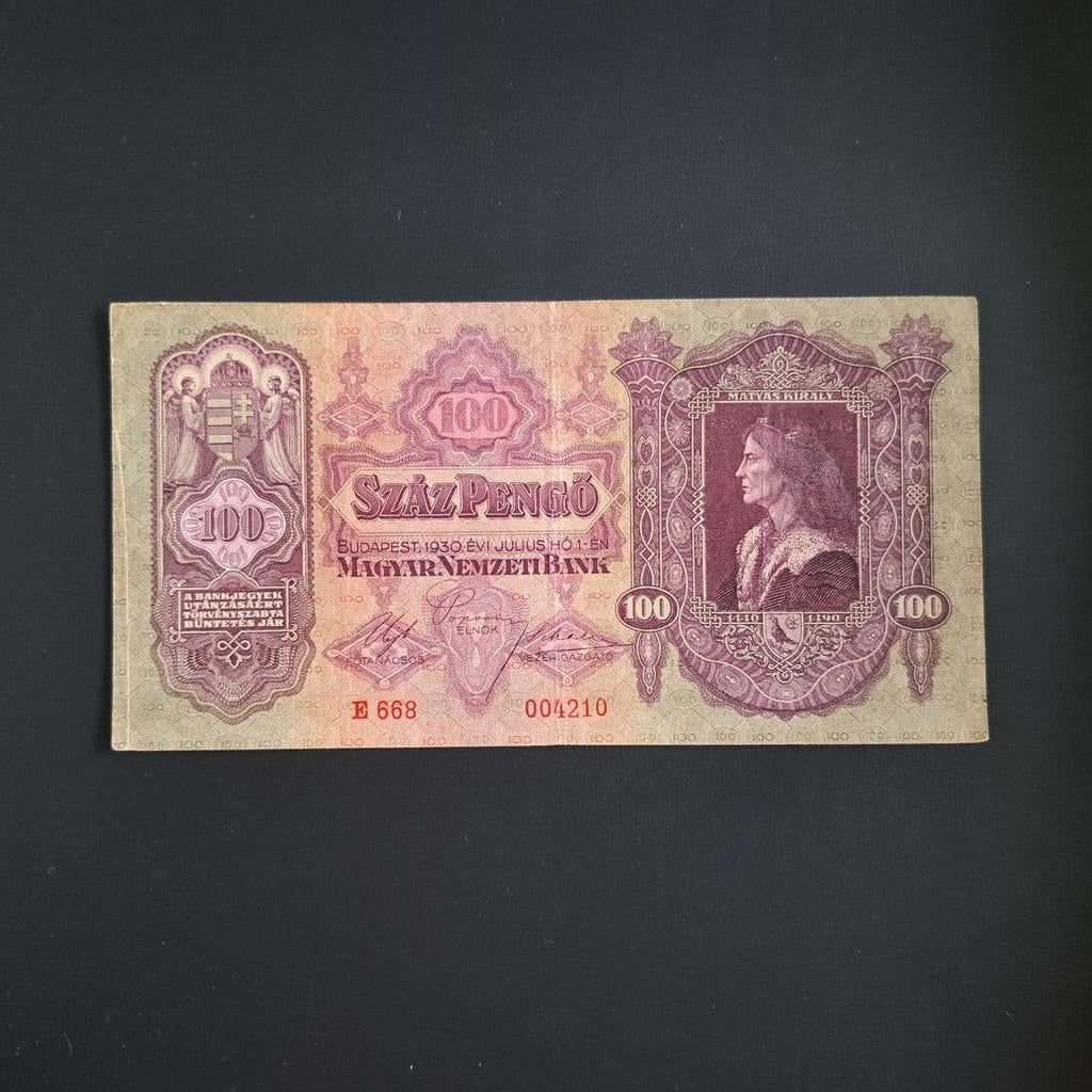 100 pengo Hongarije #033, Verzenden, Hongarije, Los biljet