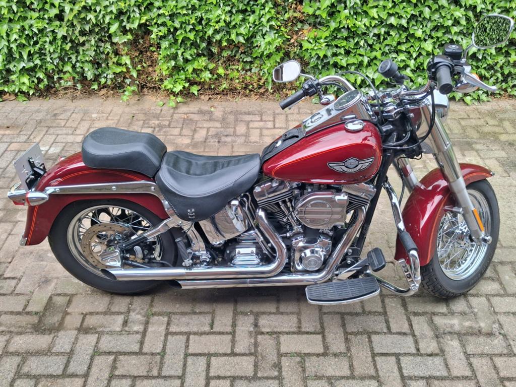 Harley Davidson 100th anniversary Fatboy 2003, Motoren, 2 cilinders, Gebruikt, Particulier, Handgeschakeld
