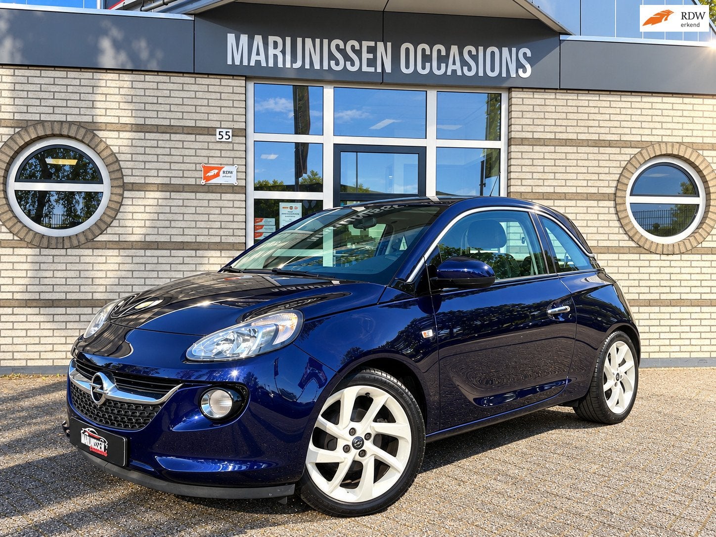 Opel ADAM 1.2 Jam |Navi|Cruise|Airco|Bluetooth|, Voorwielaandrijving, Gebruikt, Zwart, 4 cilinders
