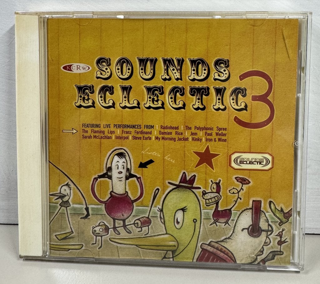 CD - Sounds Eclectic 3 (Live optredens diverse artiesten), Inclusief boekje, Overige genres, Ophalen of Verzenden, Zo goed als nieuw