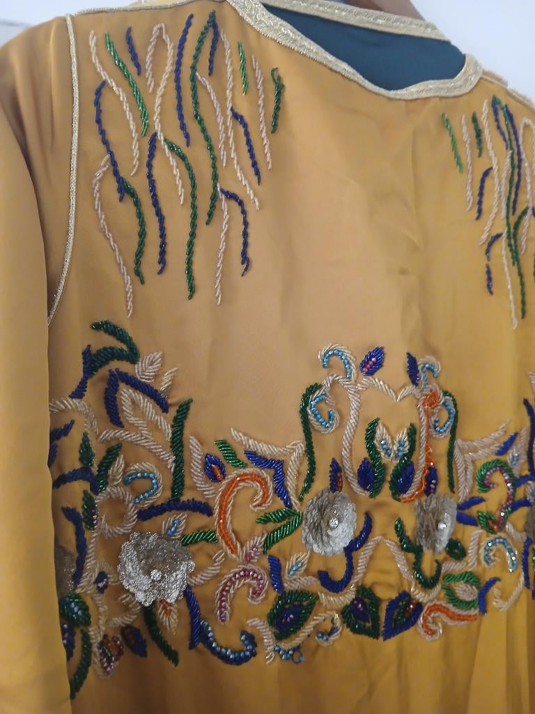 Marokkaanse jurk, Kleding | Dames, Gelegenheidskleding, Ophalen, Zo goed als nieuw, Blauw, Overige typen