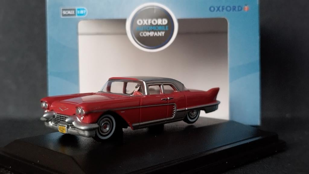 Cadillac Eldorado Brougham 1957 Red 1:87 Oxford Diecast Pol, Overige merken, Auto, Verzenden, Nieuw