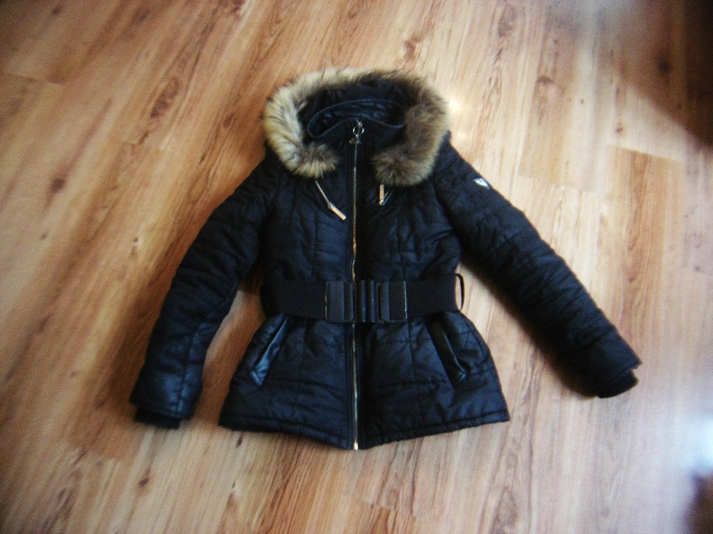 Dames Jas merk Versano Mt 36, Kleding | Dames, Jassen | Winter, Ophalen of Verzenden, Zo goed als nieuw, Maat 36 (S), Zwart