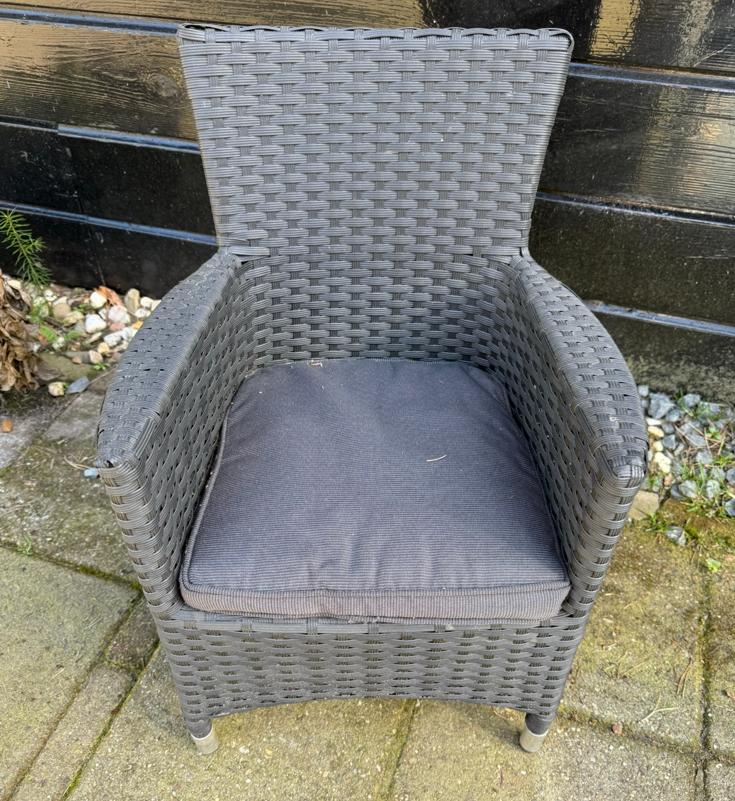 Kinder tuinstoel wicker izgst, Ophalen of Verzenden, Zo goed als nieuw, Wicker