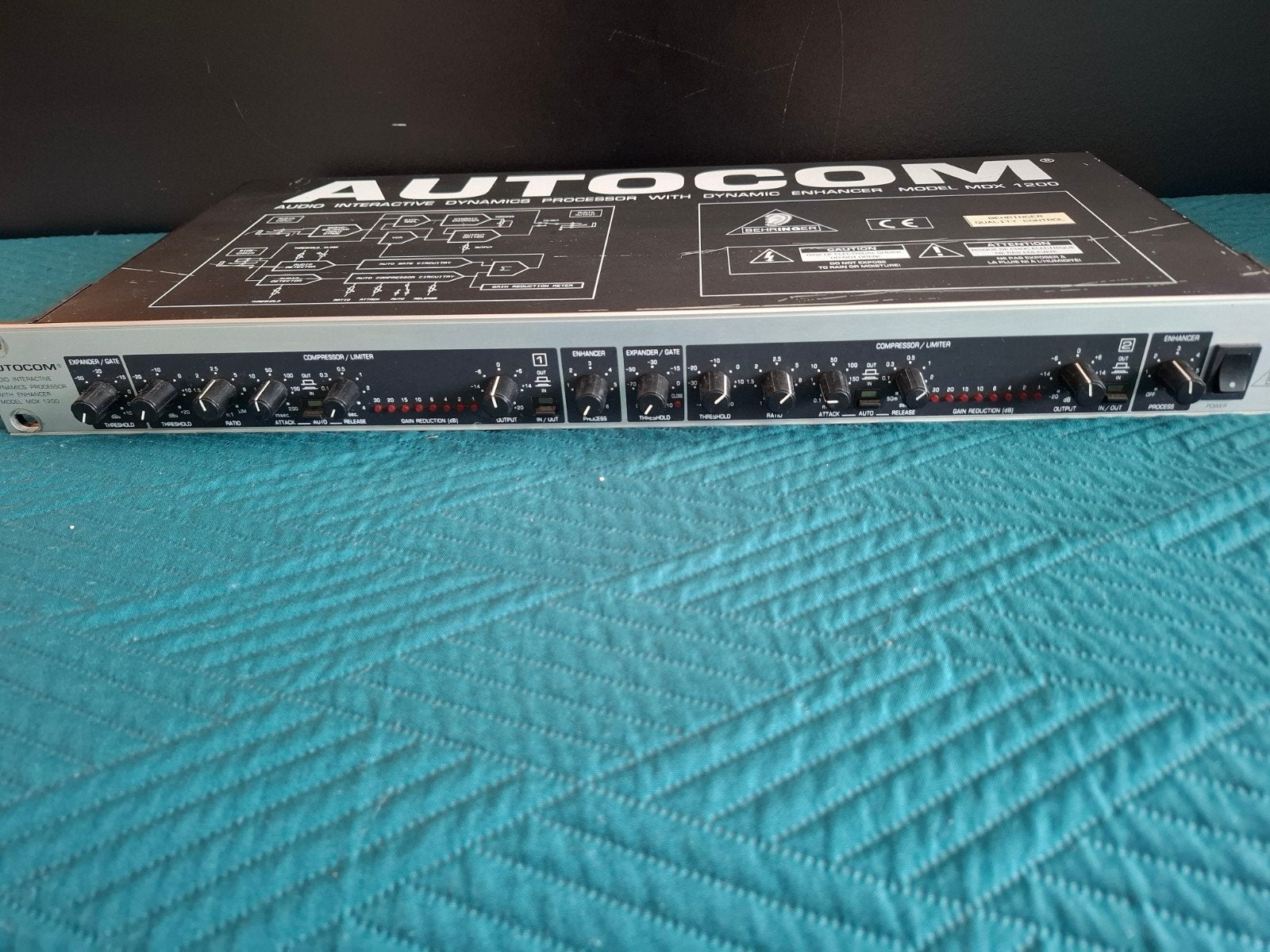 Behringer Autocom MDX 1200 Compressor/Limiter/Gate, Ophalen of Verzenden, Gebruikt, Compressor