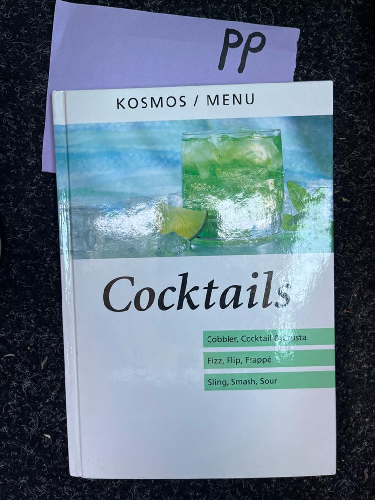 Cocktailboek Kosmos/Menu: Cobbler, Fizz, Sling recepten, Ophalen of Verzenden, Zo goed als nieuw, Overige gebieden, Overige typen