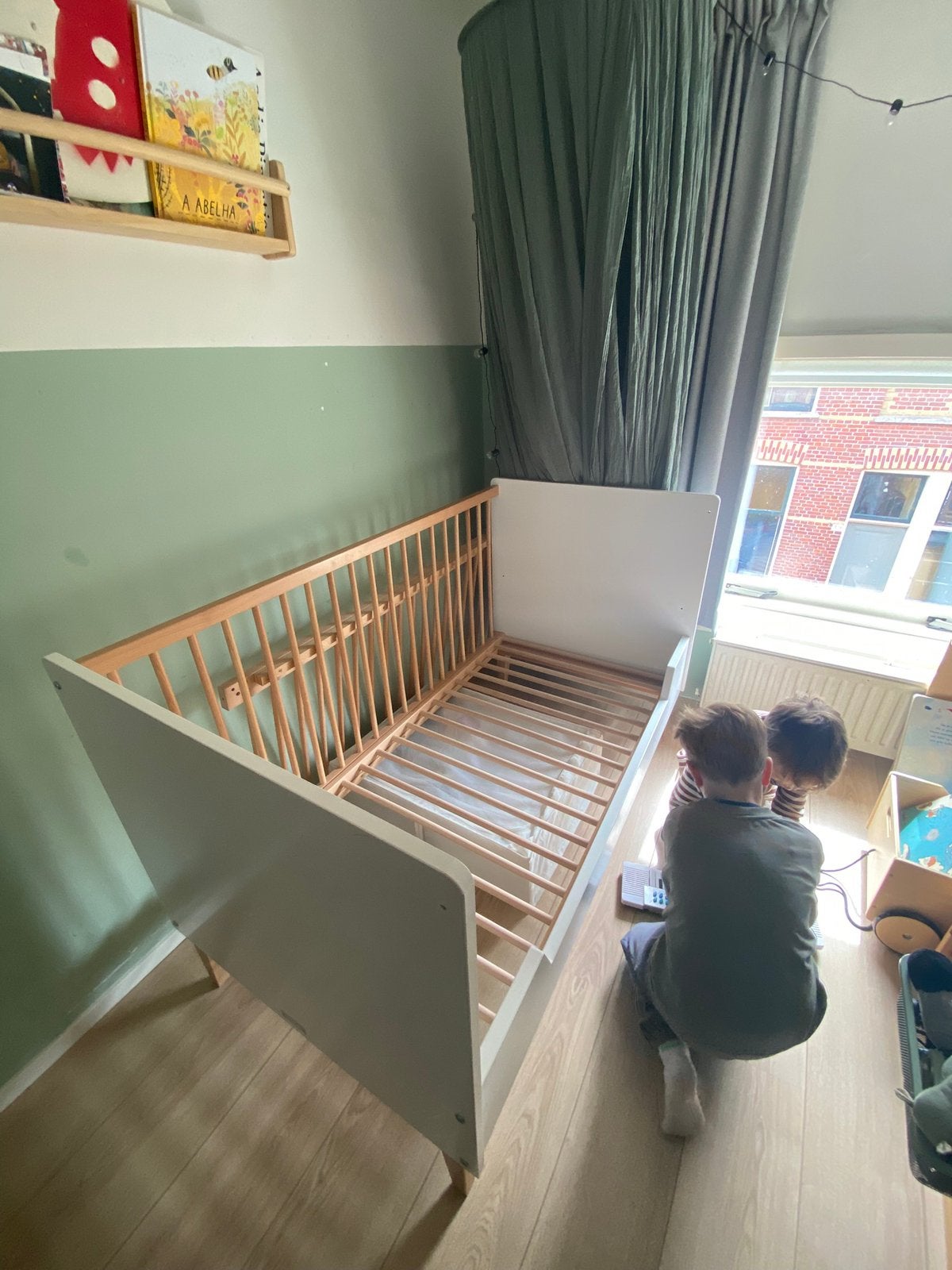 Bopita Indy - Ledikant en Peuterbed, Kinderen en Baby's, Babywiegjes en Ledikanten, Ophalen, Ledikant