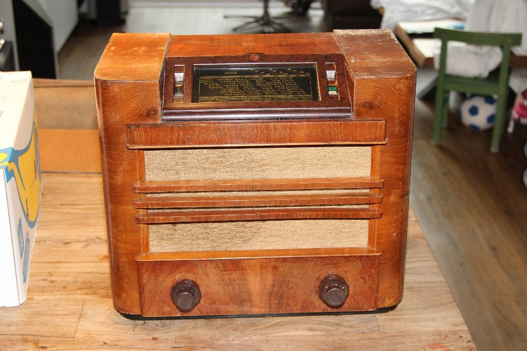 Philips 695a-06 antieke radio, ca 1935 werkend, Ophalen