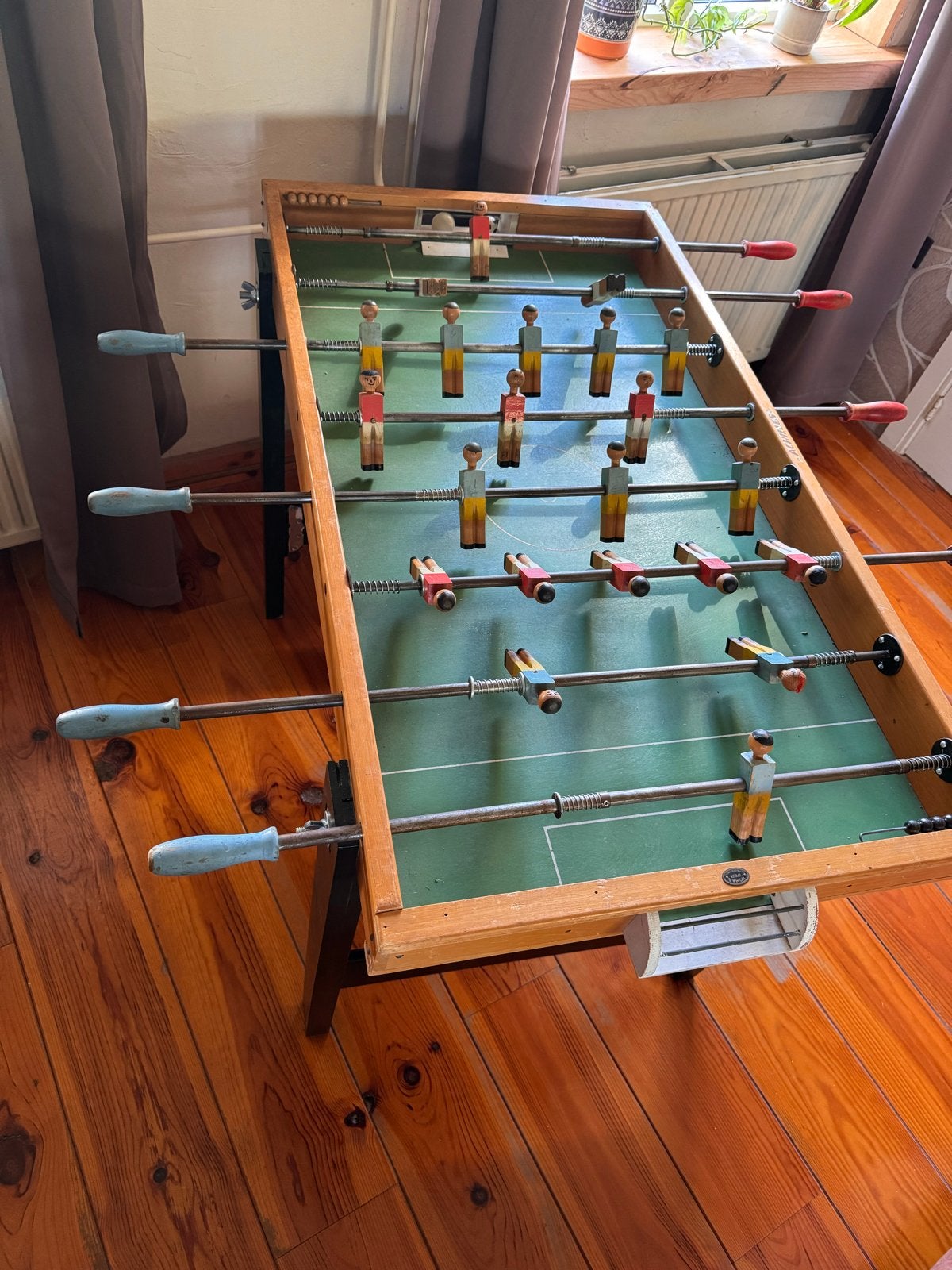 Vintage Homas Spelen Tafelvoetbalspel, Ophalen of Verzenden, Gebruikt