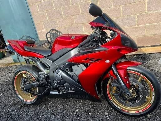 Kappenset yamaha r1 lava red, Ophalen