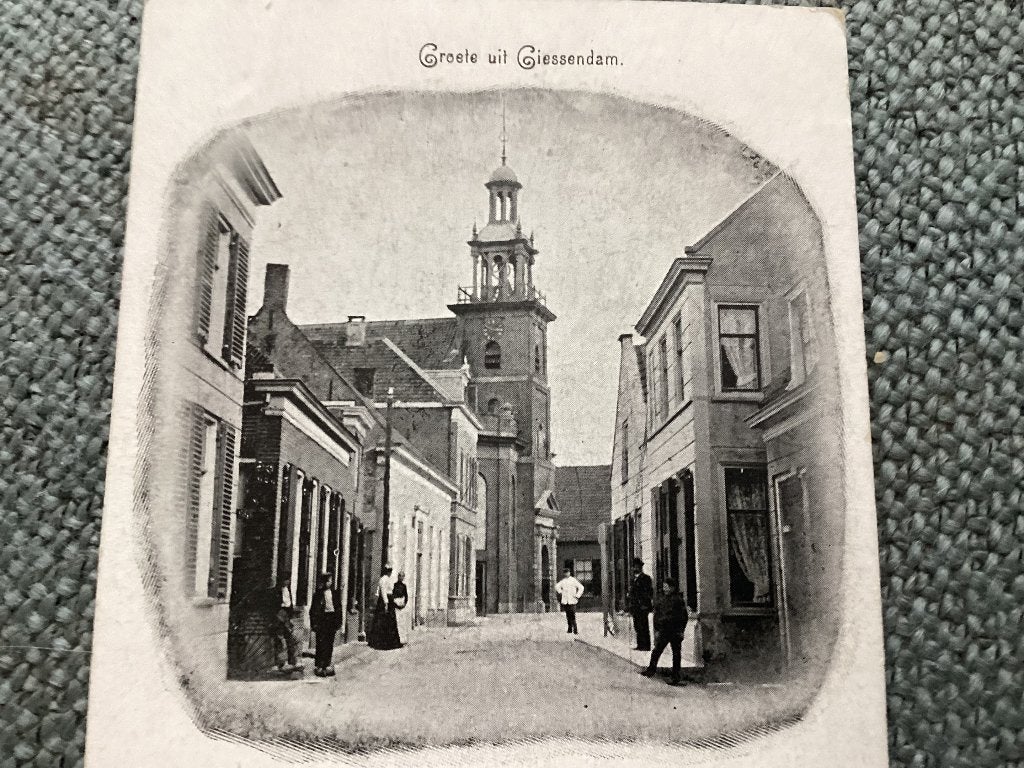 Giessendam., Verzamelen, Ophalen of Verzenden, Voor 1920, Gelopen, Zuid-Holland