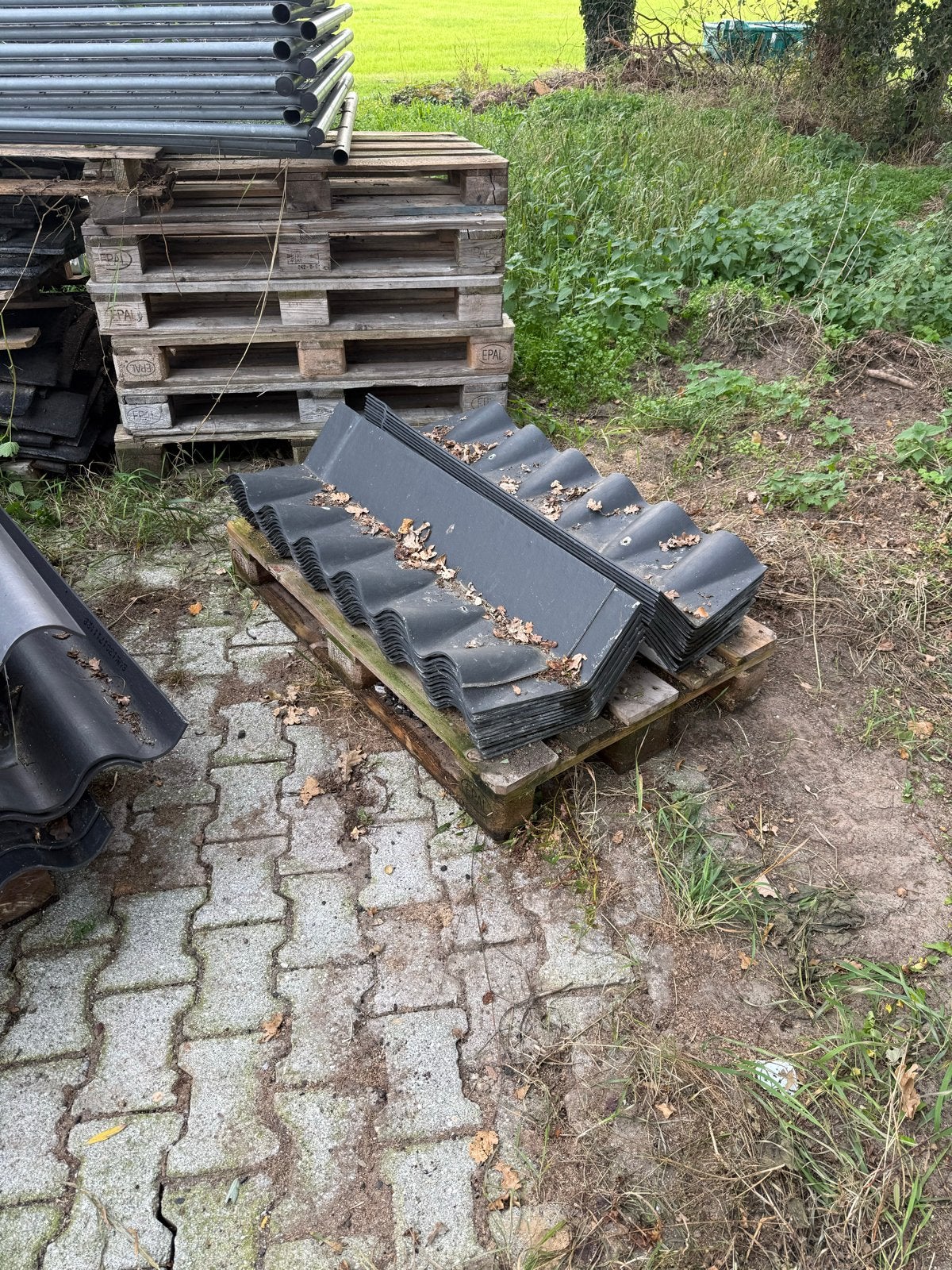 Golfplaten en nok opzetstukken, Ophalen, Kunststof, Gebruikt, 15 m² of meer