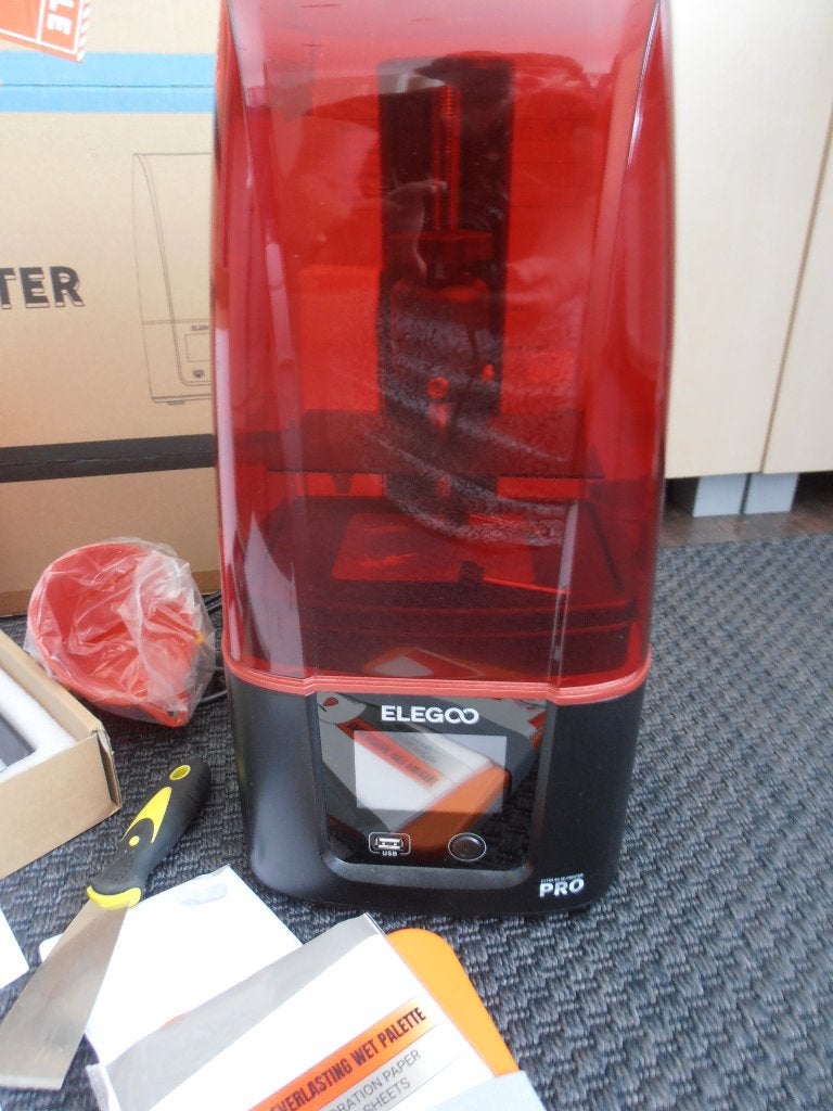 3d printer en washing curing machine, Ophalen, Zo goed als nieuw, Creality