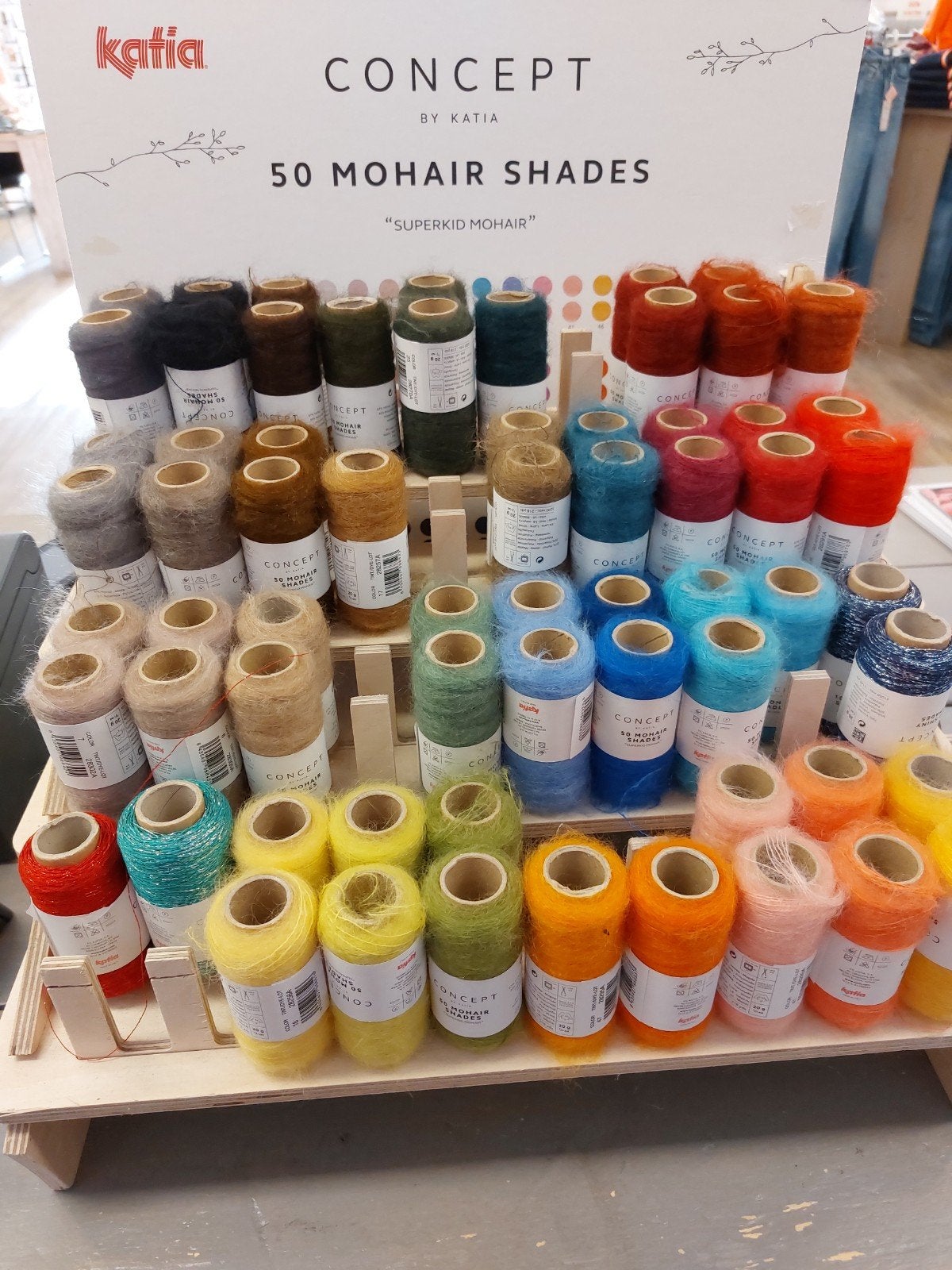 Katia Concept 50 Mohair Shades - Superkid Mohair, Hobby en Vrije tijd, Ophalen of Verzenden, Nieuw, Breien of Haken, Wol of Garen
