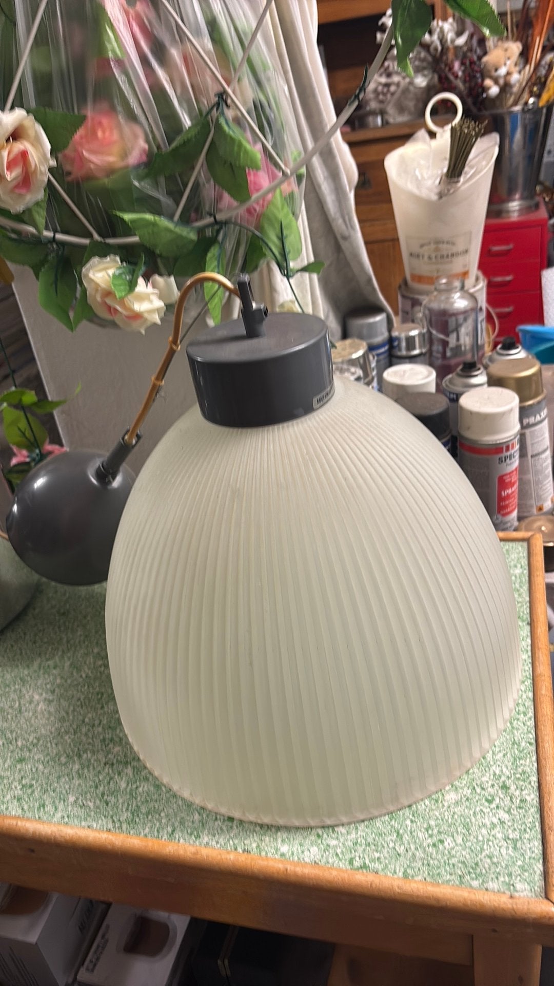 Grote Ikea lamp, Huis en Inrichting, Lampen | Lampenkappen, Ophalen, Gebruikt, Hanglamp, Glas