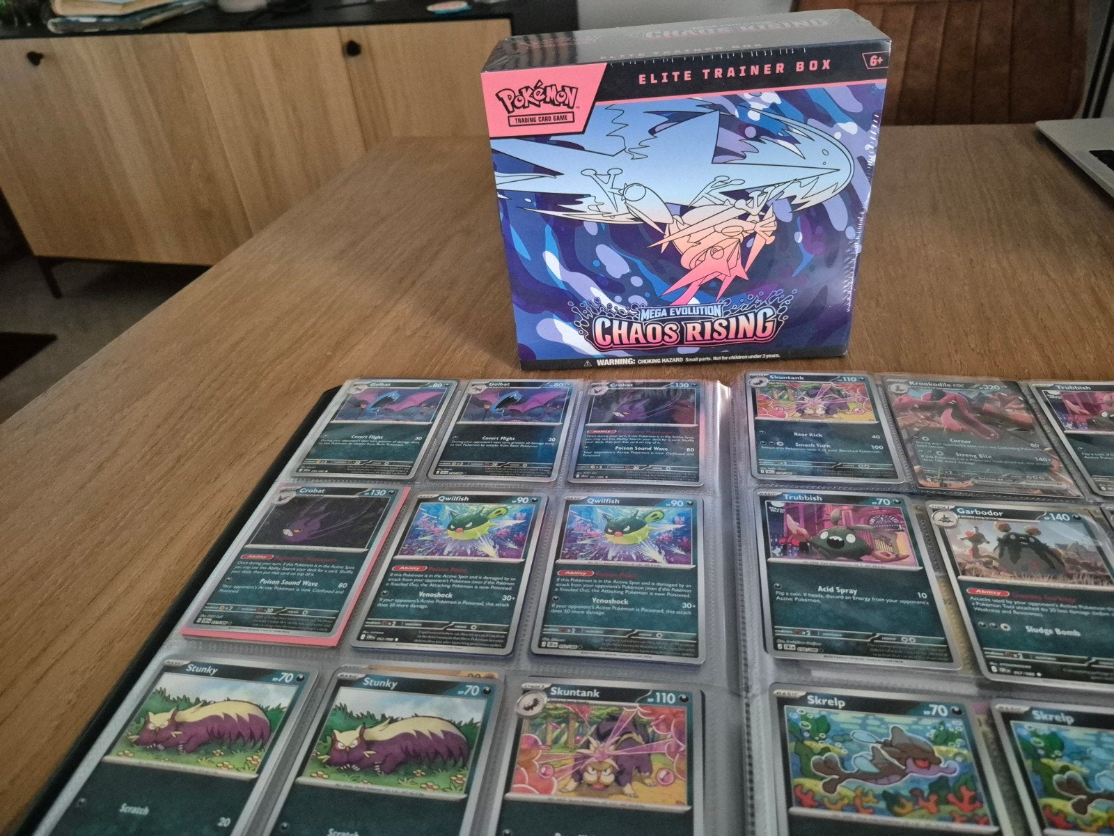 Pokémon Mega Evolution Chaos Rising Elite Trainer Box, Ophalen of Verzenden, Nieuw, Boosterbox