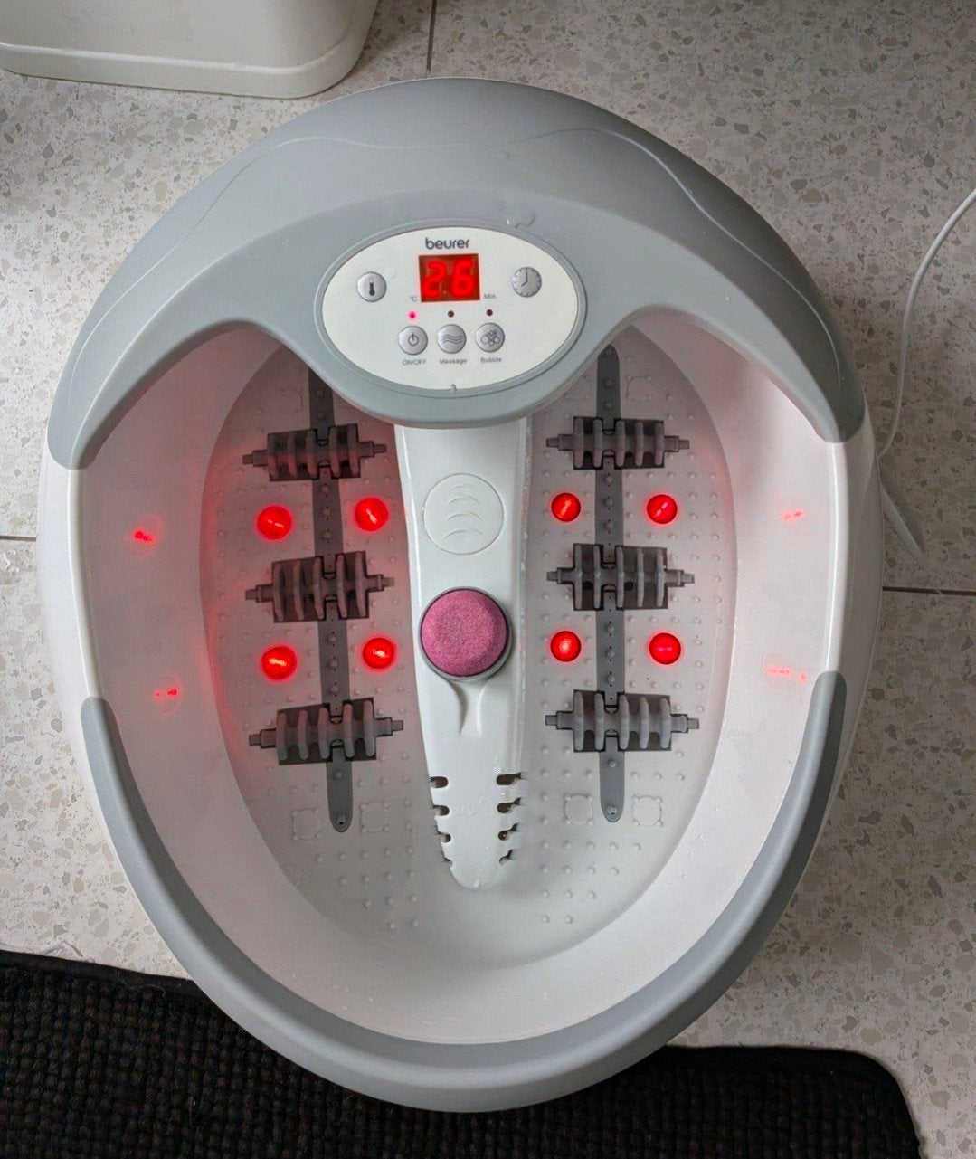 Beurer FB50 Voetenbad met Massage- en Bubbelfunctie, Ophalen, Zo goed als nieuw, Hand- en Voetverzorging