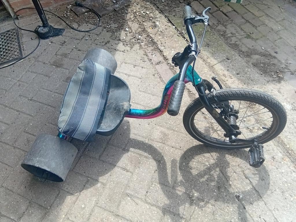 Drift Trike - Bullit - Regenboog, Ophalen of Verzenden, Gebruikt, Schijfrem, Bullit