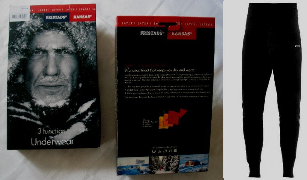 Fristads Lange onderbroek 747 PC Zwart thermo ondergoed, Ophalen of Verzenden, Zwart, Fristads, Overige typen