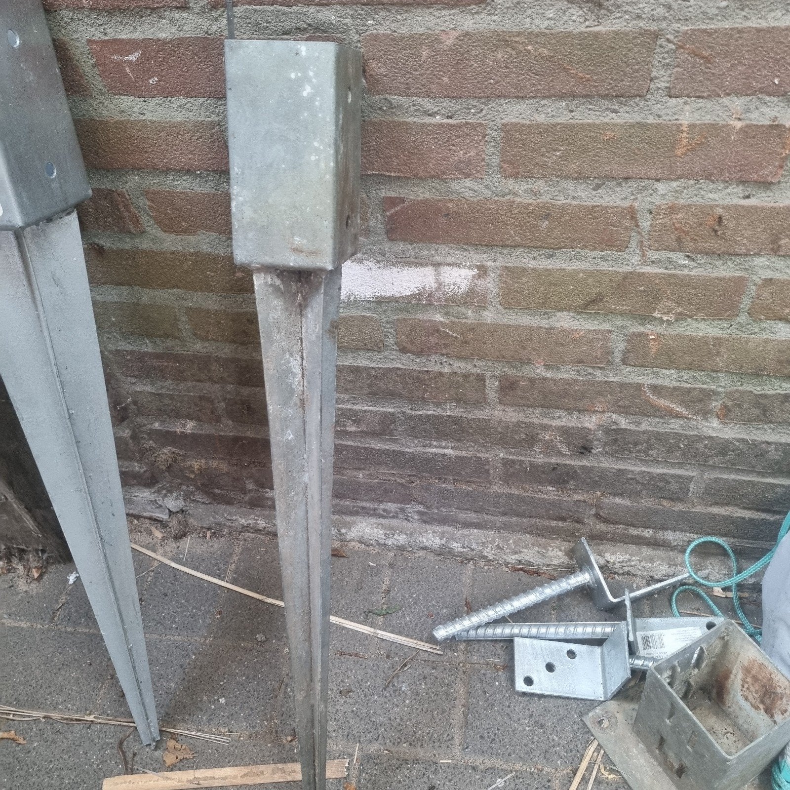 inslagpaalhouder of grondankers, Doe-het-zelf en Verbouw, Ophalen