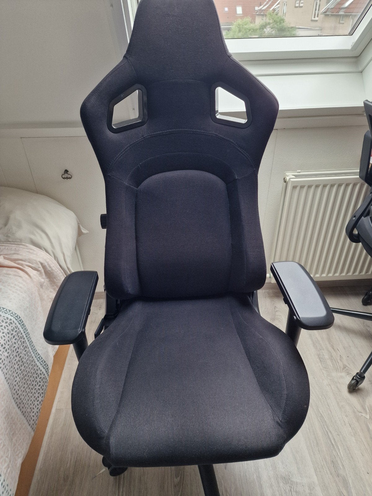 Gaming Bureaustoel Zwart - Comfortabel en Verstelbaar, Huis en Inrichting, Bureaustoelen, Ophalen