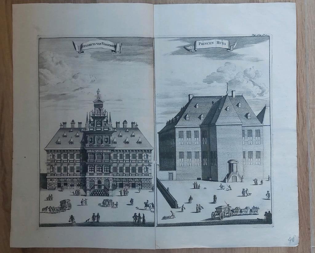 1 / Stadhuys van Vlissingen & Princen Huys (1696), Ophalen of Verzenden