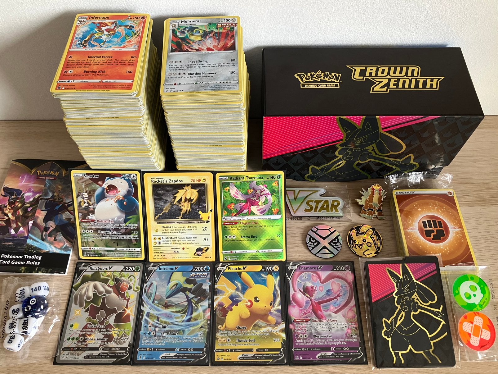 Set van 970 verschillende originele Pokemon kaarten, Ophalen of Verzenden, Zo goed als nieuw, Meerdere kaarten, Foil