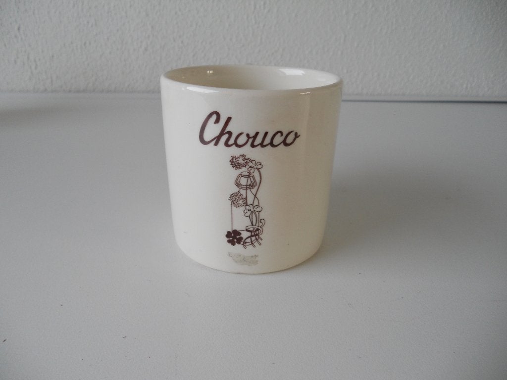 Regout beker Chouco, Antiek en Kunst, Antiek | Servies los, Ophalen of Verzenden