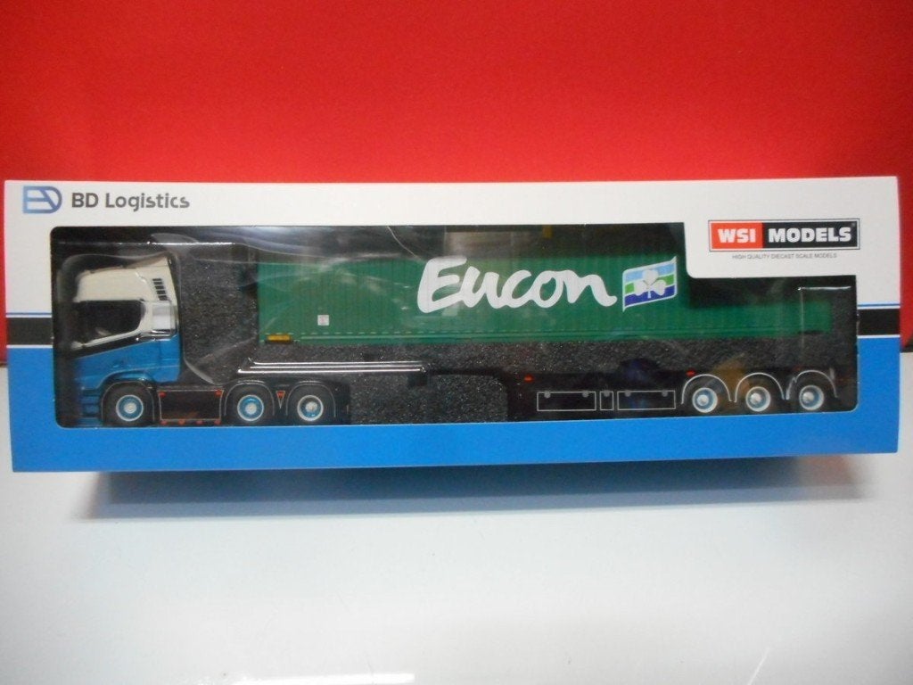 WSI SCANIA R BD LOGISTICS 01-4942, Hobby en Vrije tijd, Modelauto's | 1:50, Ophalen of Verzenden, Nieuw, Bus of Vrachtwagen, Wsi