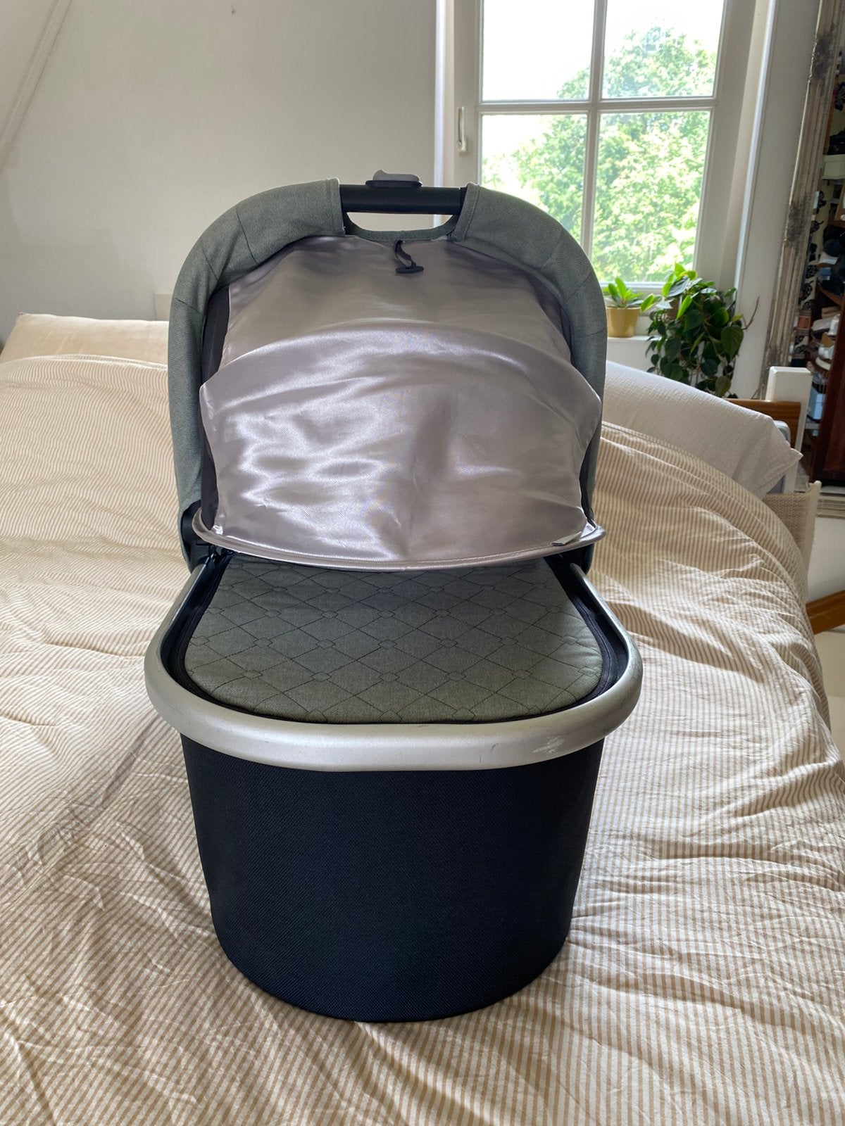 Wieg Uppababy Vista compleet groen, Kinderen en Baby's, Ophalen, Gebruikt, Overige merken