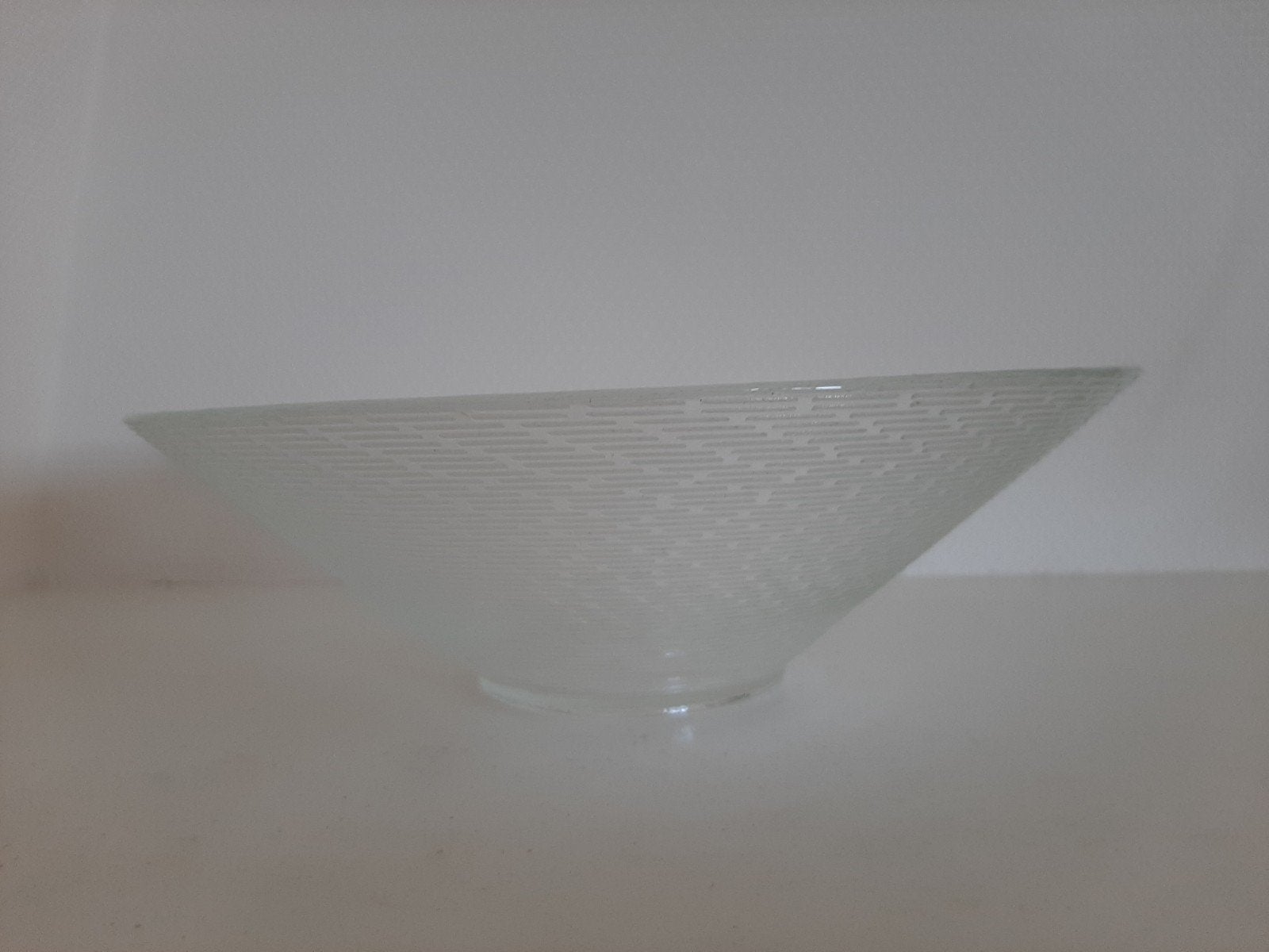 glazen schaal fruitschaal, Ophalen of Verzenden, Rond, Glas