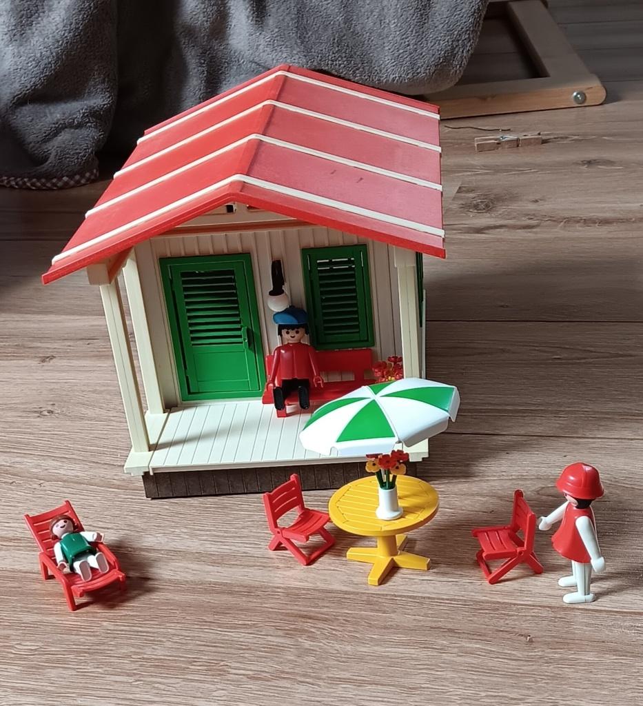 Vintage vakantiehuis playmobil nr 3711, Ophalen, Gebruikt, Complete set