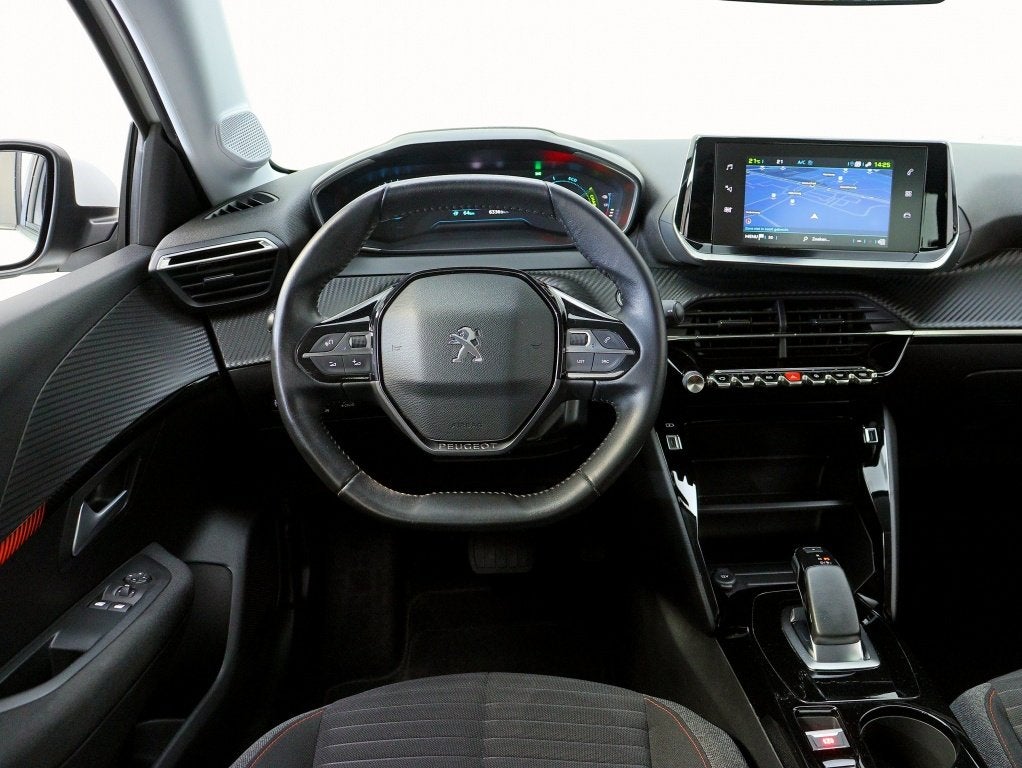 Peugeot e-208 EV Active 50 kWh | Navigatie | Camera | Cruise, Gebruikt, Zwart, Parkeersensor, Wit