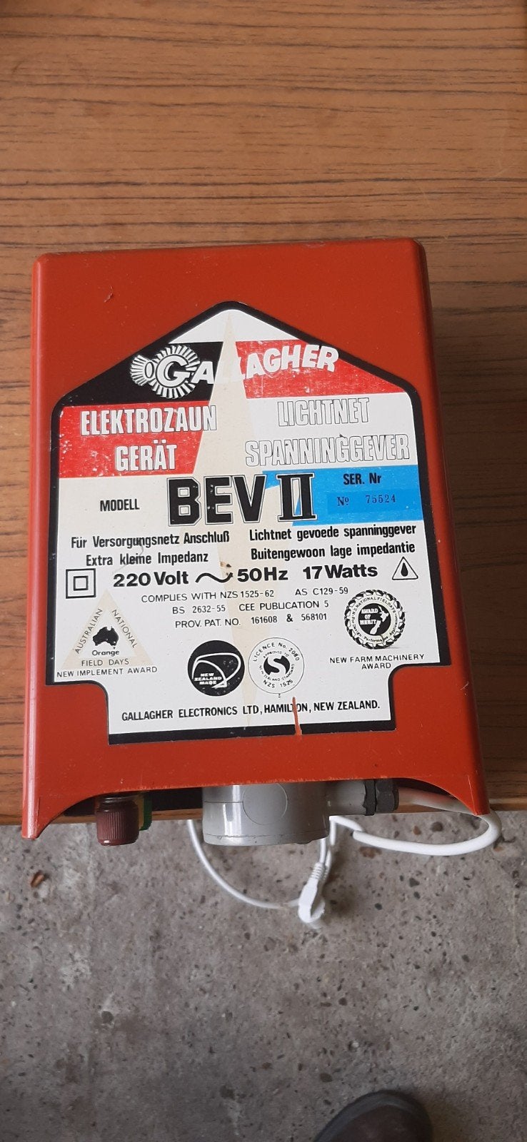 Gebruikte gallagher elec. stroomklok voor afrastering, Ophalen of Verzenden, Gebruikt