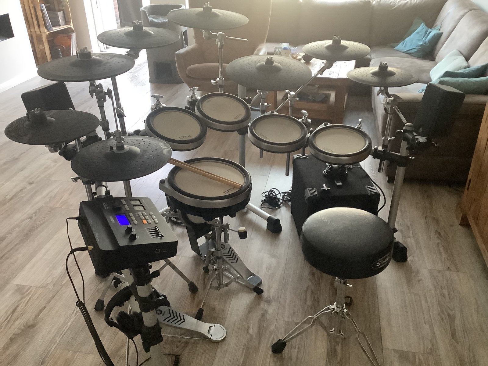 Yamaha dtx electronisch drumstel, Muziek en Instrumenten, Drumstellen en Slagwerk, Ophalen of Verzenden, Zo goed als nieuw, Yamaha