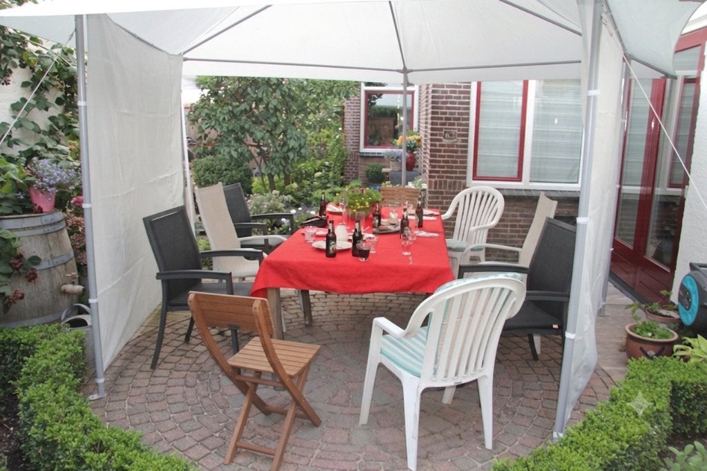 Partytent, vijfhoekige pagode, circa 330 cm, Ophalen, Minder dan 4 meter, Zo goed als nieuw, Pagodetent