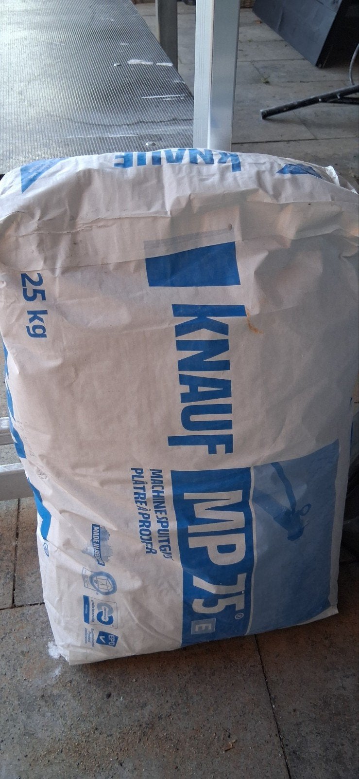 Knauf MP75 Pleistergips 25 kg, Doe-het-zelf en Verbouw, Ophalen of Verzenden, Nieuw, Overige typen